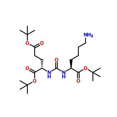 CAS 1025796-31-9|(S)-Di-Tert-Butyle 2-(3-((S)-6-Amino-1-(Tert-Butoxy)-1-Oxohexane{{10} }Yl)Uréido)Pentanedioate
