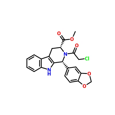 CAS 171489-59-1|(1R,3R)-MÉTHYLE-1,2,3,4-TÉTRAHYDRO-2-CHLOROACÉTYLE-1-(3,4-MÉTHYLÈNEDIOXYPÉNYLE)-9H -PYRIDO[3,4-B]INDOLE-3-CARBOXYLATE