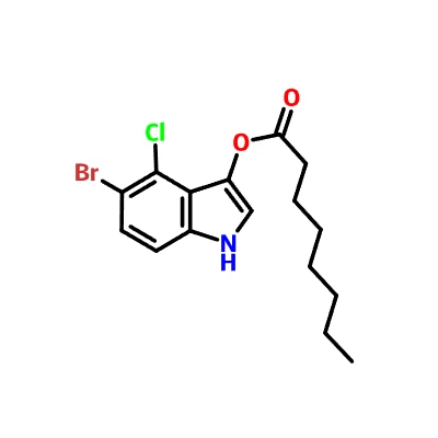 CAS : 129541-42-0 5-BROMO-4-CHLORO-3-CAPRYLATE D'INDOLYLE