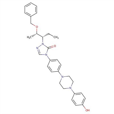 CAS :184177-83-1|1-((2S,3S)-2-(Benzyloxy)pentan-3-yle)-4-(4-(4-(4- hydroxyphényl)pipérazine-1-yl)phényl)-1H-1,2,4-triazol-5(4H)-one