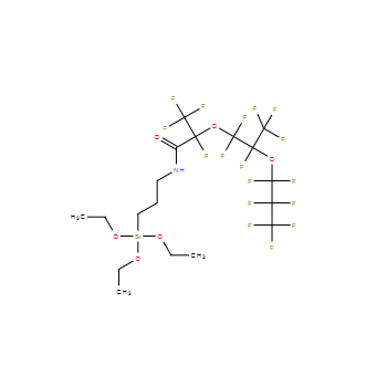 CAS 36148-15-9|Propanamide, 2,3,3,3-tétrafluoro-2-[1,1,2,3,3,3-hexafluoro-2-(1,1,2,2, 3,3,3-heptafluoropropoxy)propoxy]-N-[3-(triéthoxysilyl)propyl]-