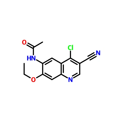 CAS 848133-76-6|N-(4-Chloro-3-cyano-7-éthoxy-6-quinoléinyle) Acétamide