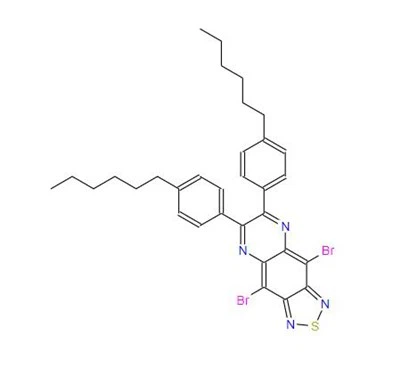 CAS :2111833-75-9丨4,9-dibromo-6,7-bis(4-hexylphényl)-[1,2,5]thiadiazolo[3,{{ 11}}g]quinoxaline